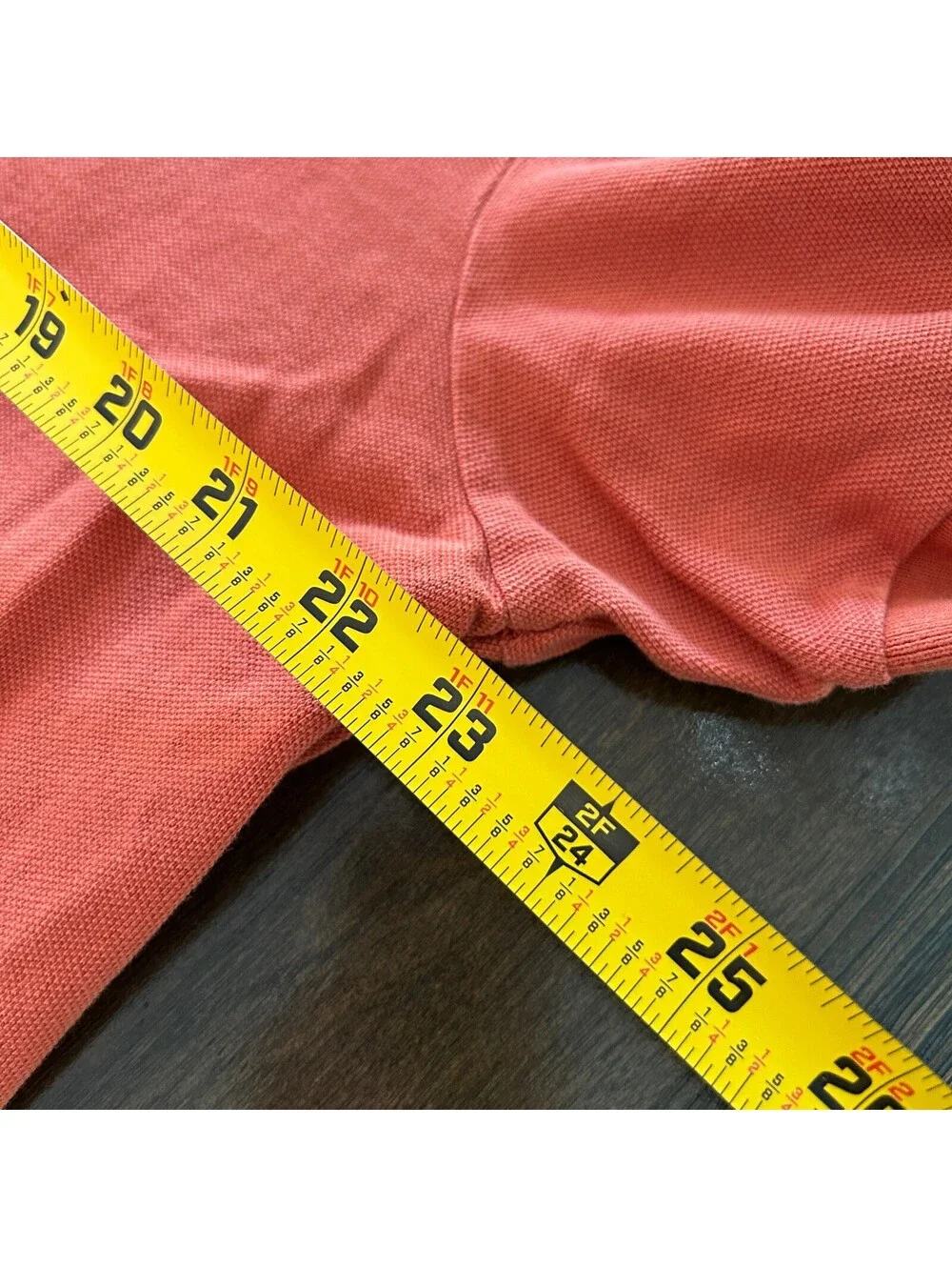 Polo Ralph Lauren Custom Slim Fit Cotton Polo Shirt Men XL Golf Tennis Orange